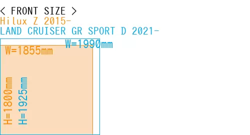 #Hilux Z 2015- + LAND CRUISER GR SPORT D 2021-